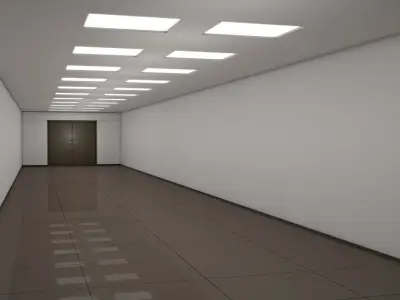 Sci Fi Corridor  Low-poly 3D model