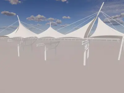 Tensile Structures Collection -A11 3D model