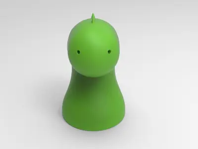 Dragonic Night Light Low-poly 3D model