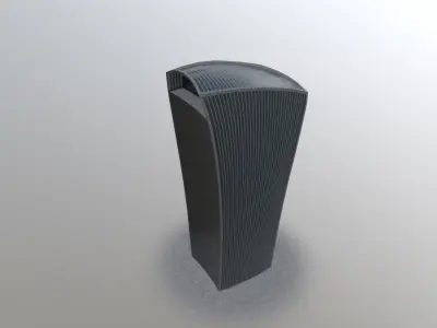 London Walkie Talkie Low-poly 3D model