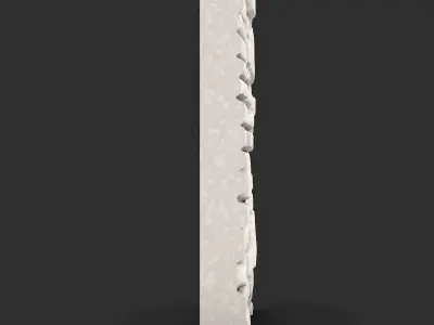 Crude Stone Wall Environment Model 3D print model purchase