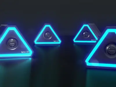 Sci Fi Box v5 Low-poly 3D model