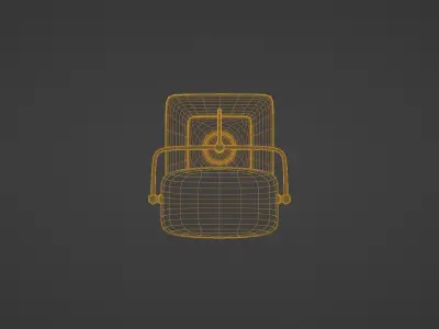 Desk Lamp Low-poly 3D model