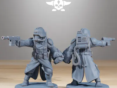 GrimGuard Acolytes 3D print model