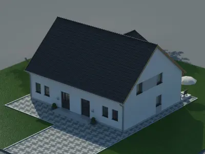 Family House 6 3D model