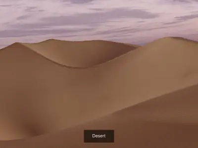 Desert - Dunes COLLECTION 3D Model Pack