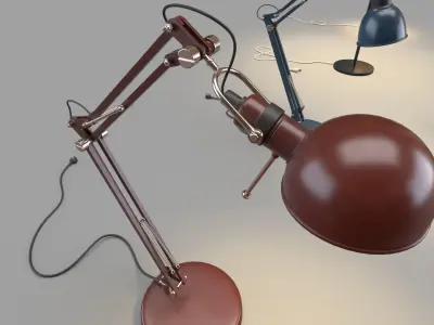 PBR Table Lamps Low-poly 3D model purchase