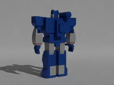 Soundwave robot 3D model