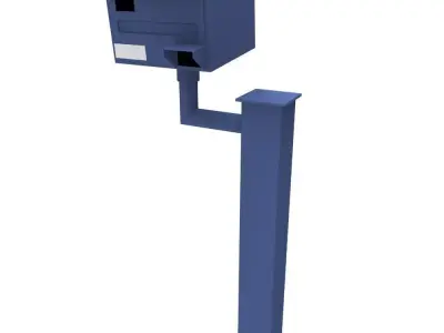Speed Camera Low-poly 3D model
