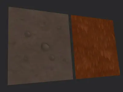 Autumn Forest Low-poly 3D model