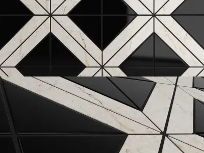 Marble Tiles 3D model