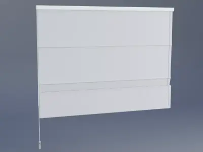 Curtain Low-poly 3D model 19
