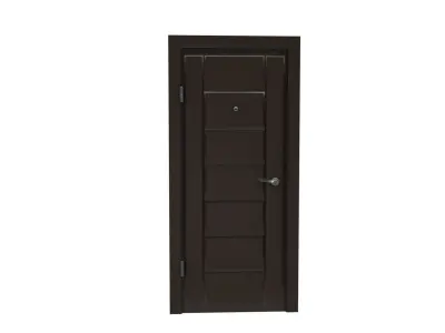 Door entrance Low-poly 3D model