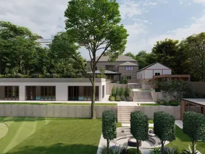 arden Landscape 3D Model - SketchUp and Lumion Scene-Plan 3D model