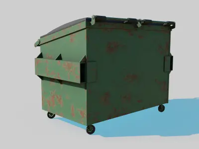 Garbage Dumpster 3D model