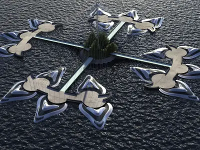 HAURVATAT Ocean Under Water Skyscrapper Save the Ocean  3D model