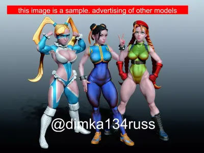 street fighter 3D print model