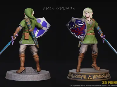 The Legend of Warrior 3D print model