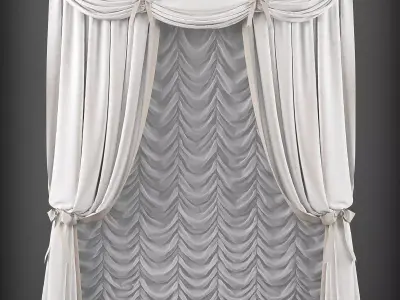 Curtain 3D model 102 3D model