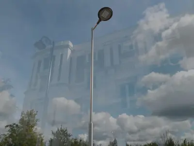 Street Light 15 version 6 5m with pole 2 Low-poly 3D model