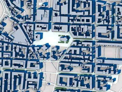 Karlskrona City Sweden 3D model