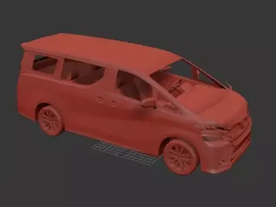 Toyota Vellfire Mk2 Aero 2015 3D print model