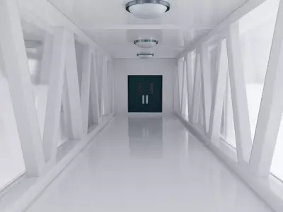 Air Port Terminal 3D model