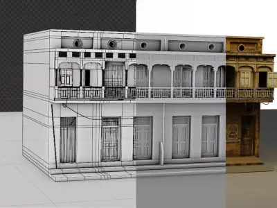 Lahore Realistic Building 3D model