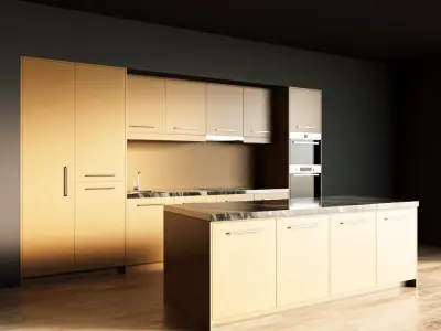 19-Kitchen7 matte 2 3D model