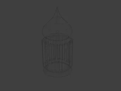 ISLAMIC LAMP PINK COLOR 3D model