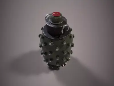 SCI FI Grenate Low-poly 3D model