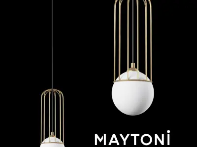 Pendant Lamp Telford P361PL-01G Maytoni Modern Free 3D model