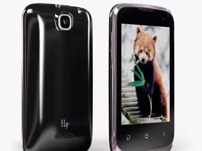 Fly IQ430 Black Low-poly 3D model