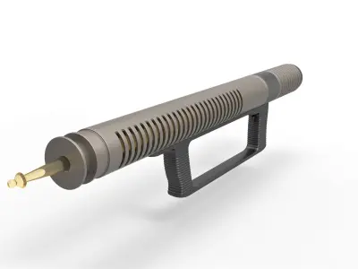 Laser Rifle from the movie Forbidden Planet 1956 3D print model