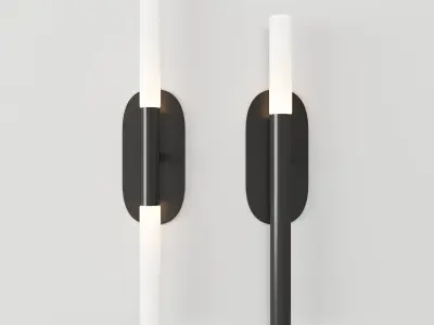 Rousseau medium vanity sconce and bath sconce by Kelly Wearstler 3D model