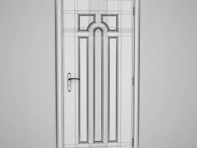 CGAxis Door 3D model 21