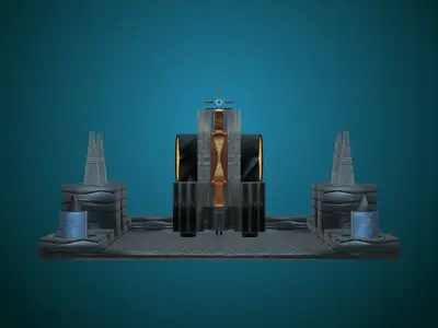 Sci-Fi Structure V 3D model