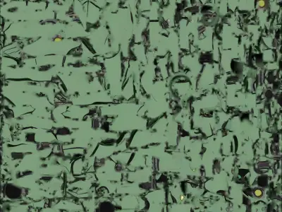 Emerald Feline Mecha 3D Model Futuristic Operative 3D model