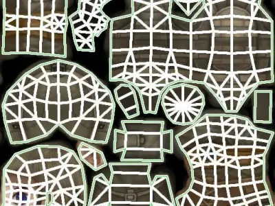 Animated Chibi Cartoon Soldiers Low-poly 3D model