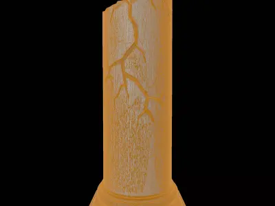 Ruined Pillar Terrain 3D print model