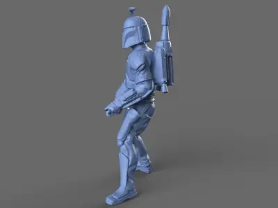 Jango Fett Action Figure 3D model