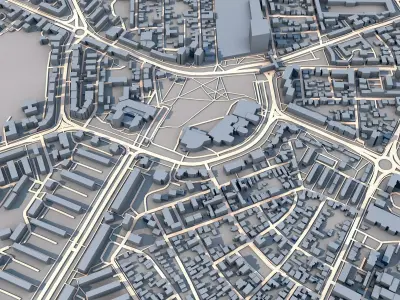 Brasov City Romania 3D model