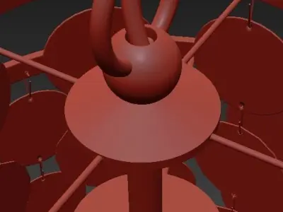 BRIELLE MINI CHANDELIER 3D model