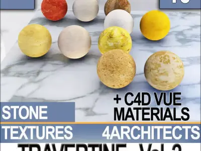 Travertine and Materials Vol 2 Texture