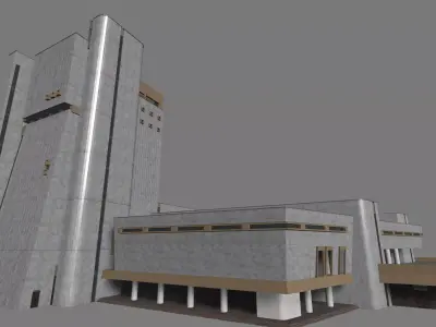 State Opera and Ballet Theater of the Chuvash ASSR - USSR 3D model