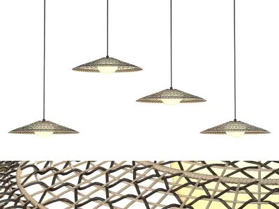 Outrack Nans PF-55-4L pendant light 3D model