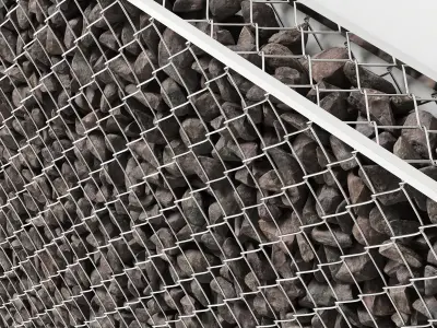  Big gabion stone 3D model