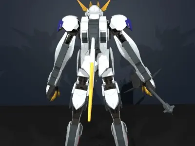 gundam barbatos 3D model