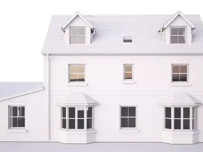 British House Theale D 3D model