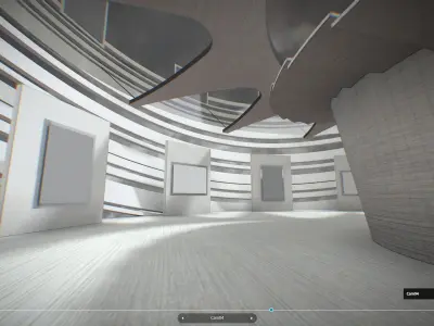 VR Gallery Mind Storm  3D model